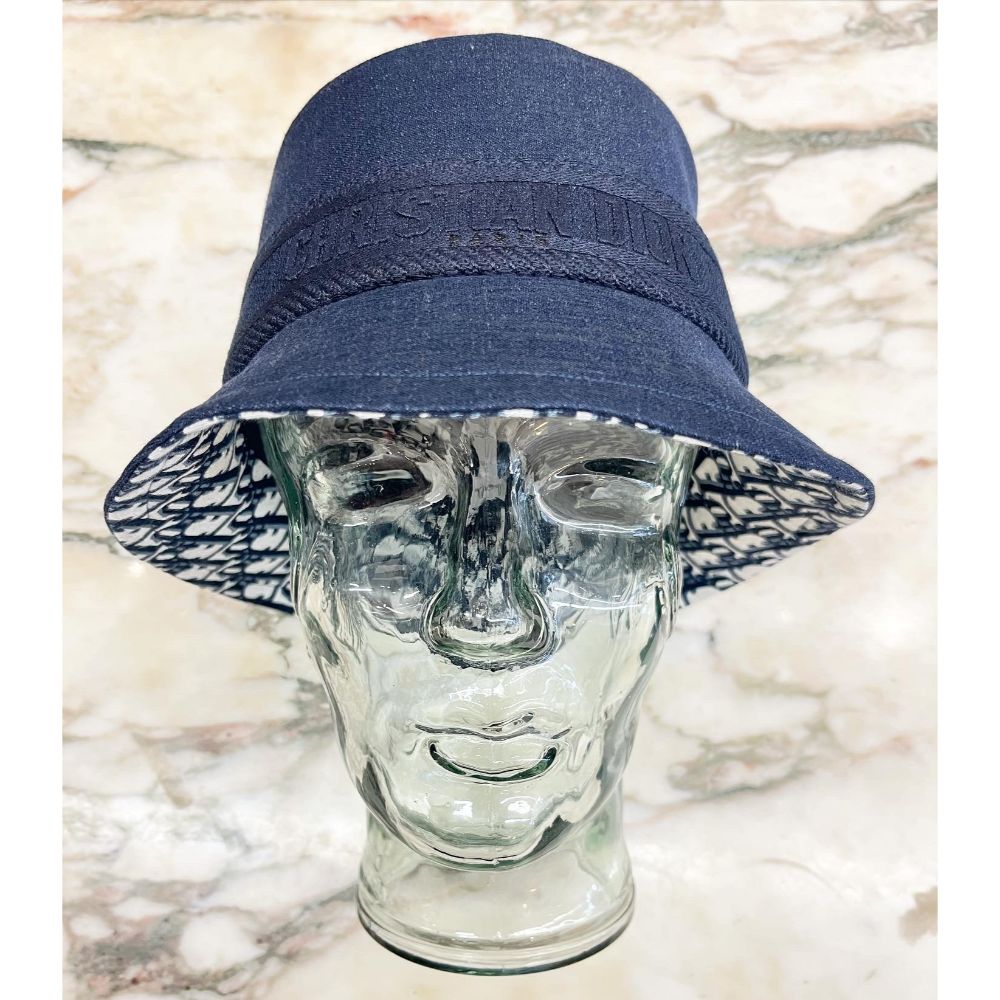 Christian Dior navy bucket hat - The Cat's Meow