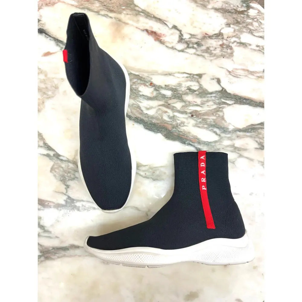 Prada high-top sock trainers - sz 37.5