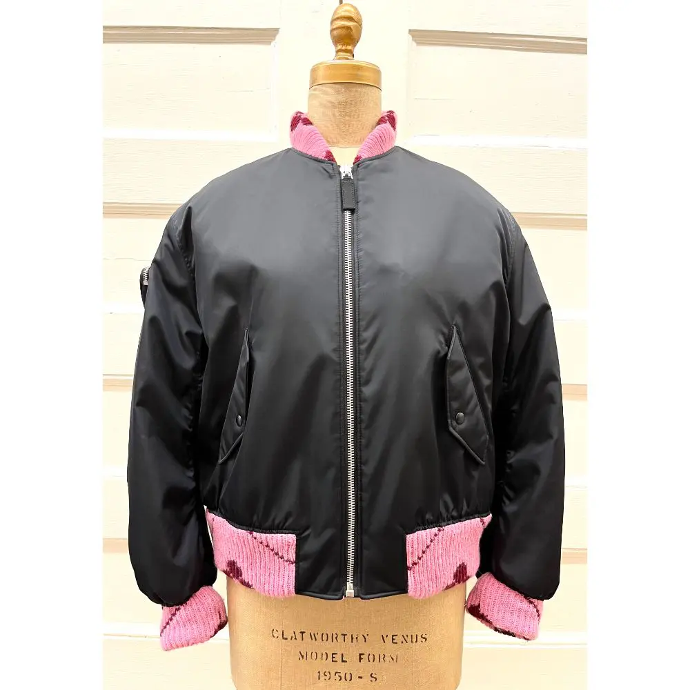 Prada Raf Simons re-nylon bomber jacket