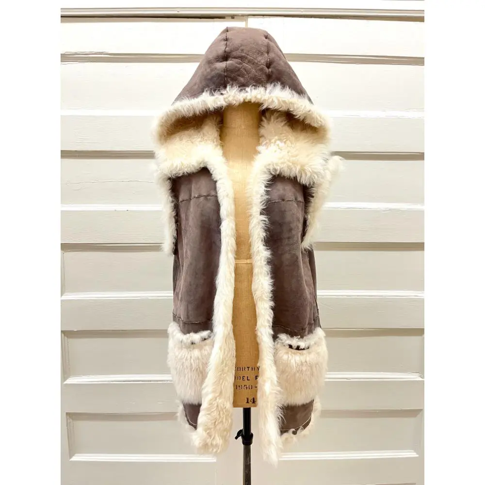 Chanel shearling vest