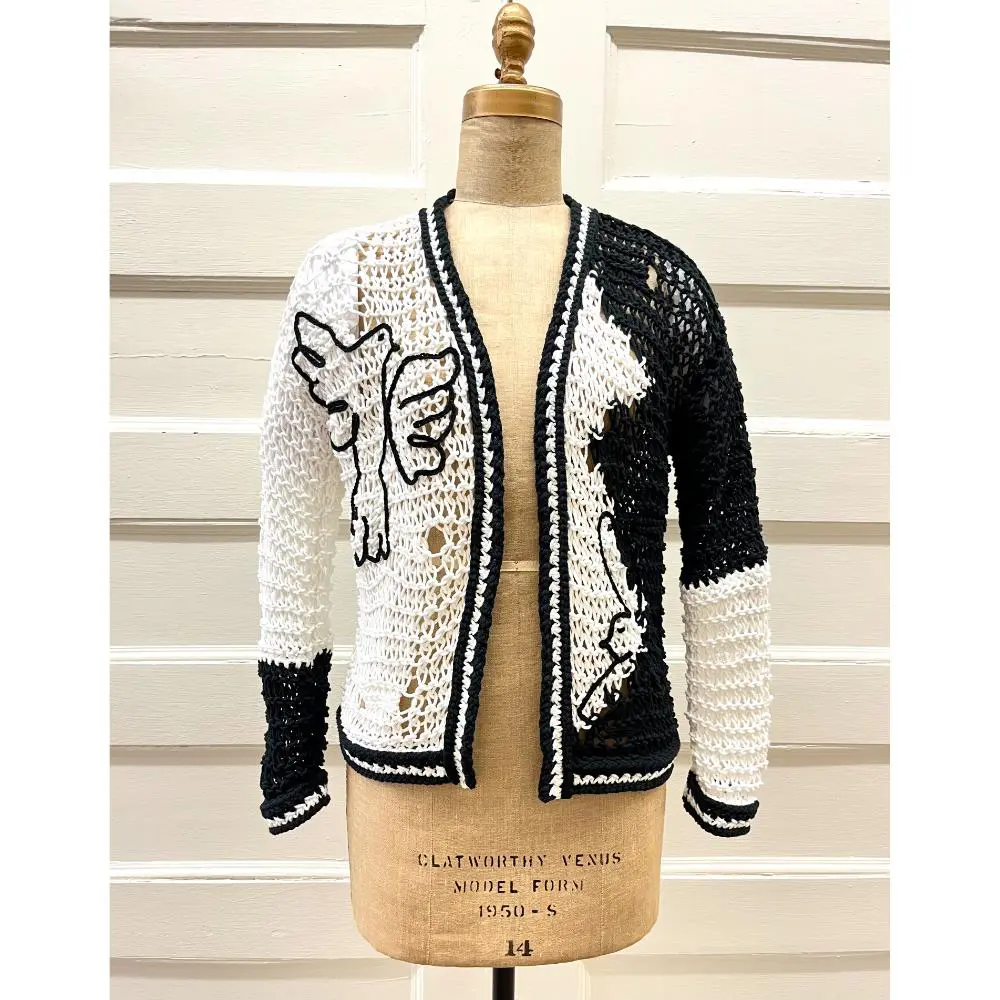 Chanel 2022 crochet cardigan