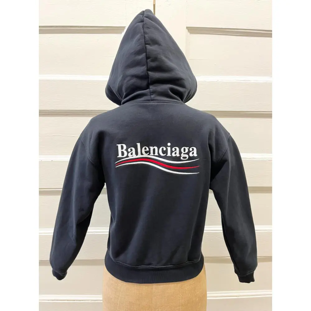 Balenciaga Political Campaign zip up hoodie