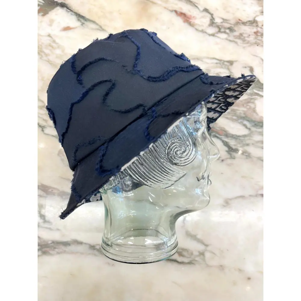 Dior navy camouflage bucket hat