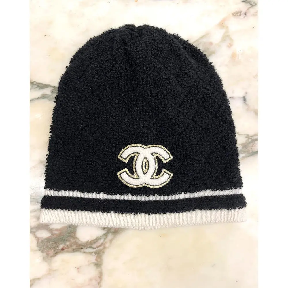 Chanel quilted beanie/toque