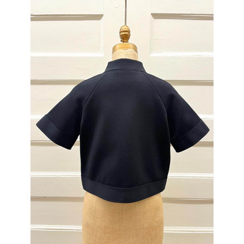 Christian Dior black knit jacket
