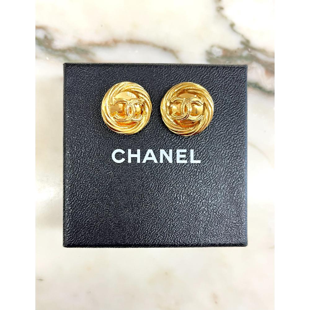Chanel 90s rope earrings
