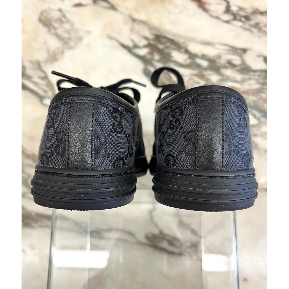 Gucci black canvas sneakers