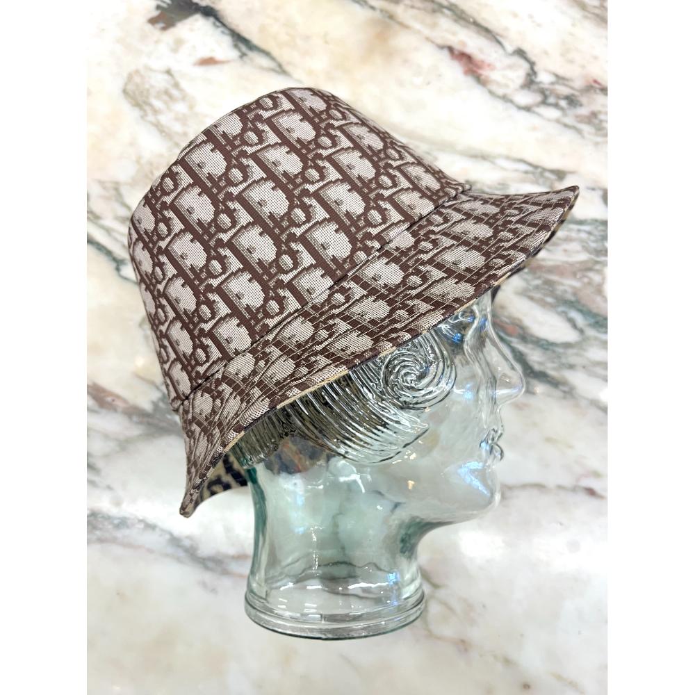Dior reversible Oblique and leopard print bucket hat