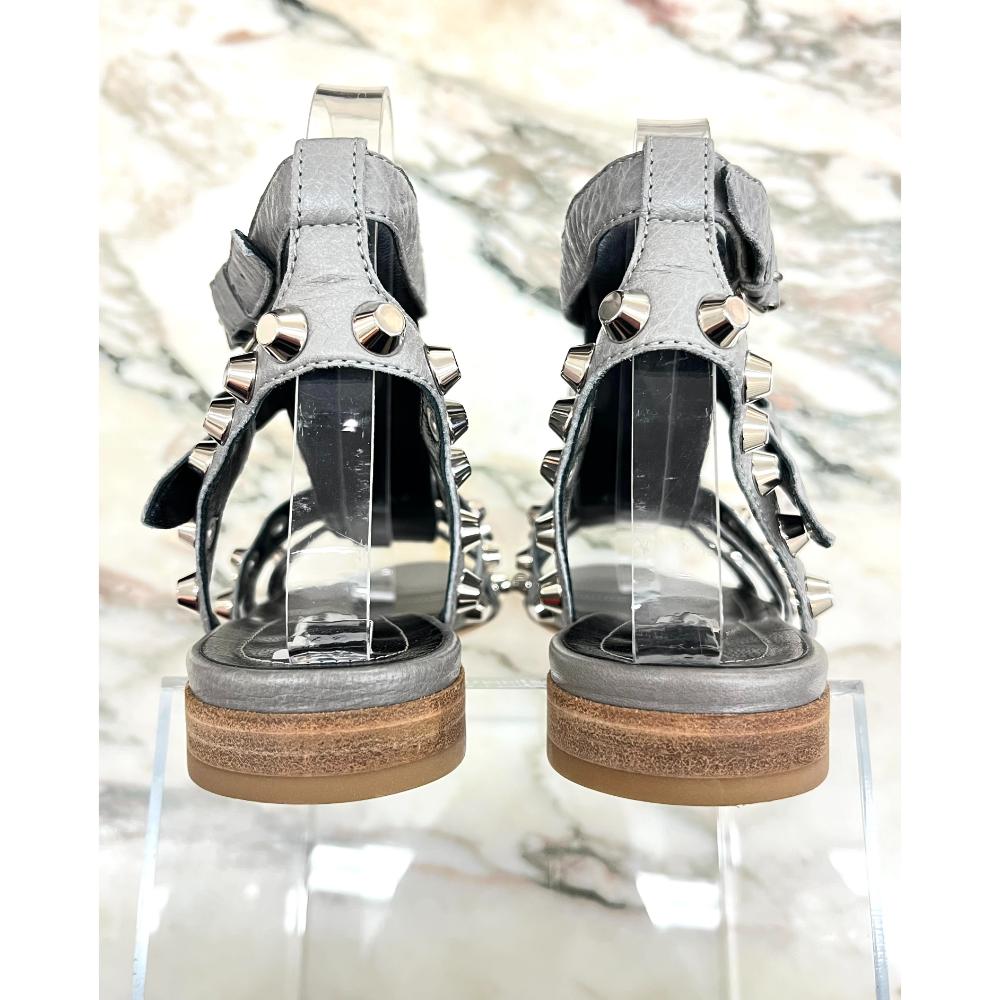 Balenciaga studded gladiator flat sandals