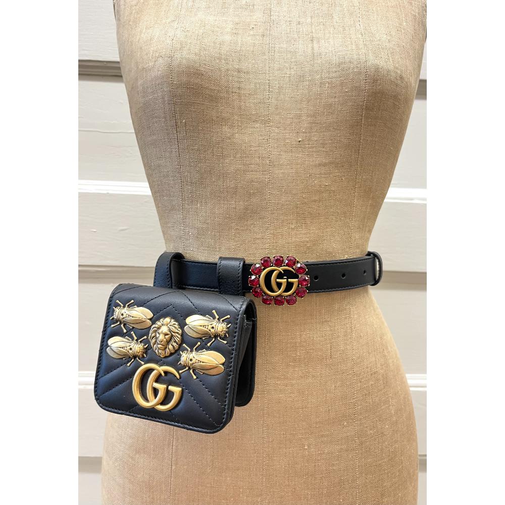 Gucci Marmont leather belt pack