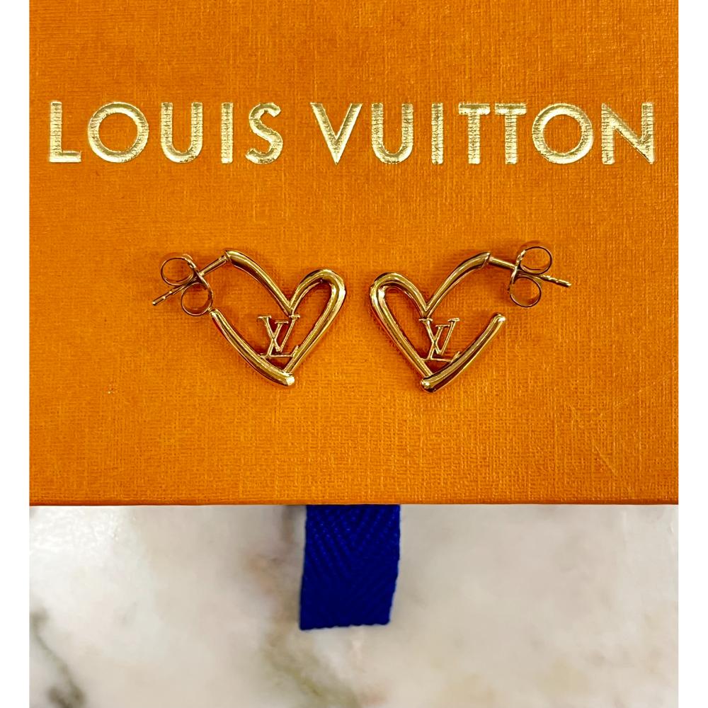 Louis Vuitton Fall in Love heart earrings
