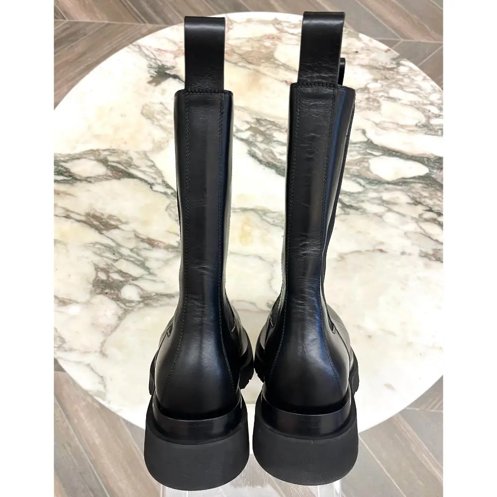 Bottega Veneta Lug leather boots ~ sz 39.5