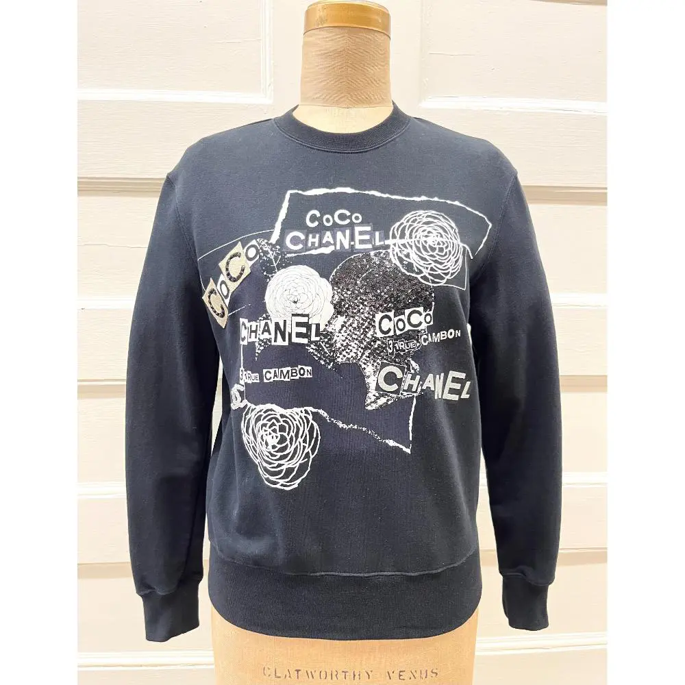 Chanel 2020 black sweatshirt