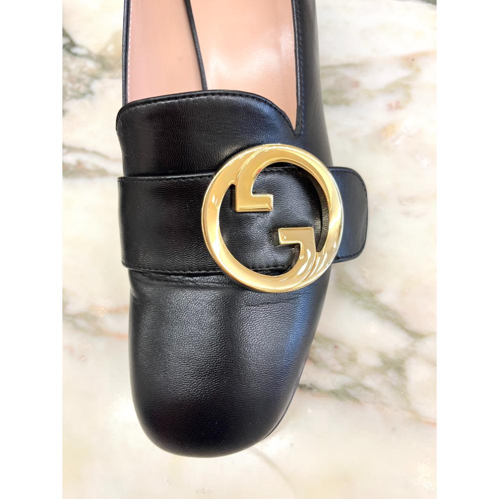 Gucci Blondie leather pumps s38