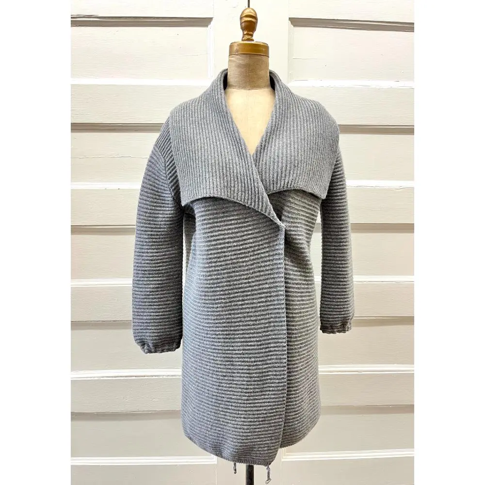 Brunello Cucinelli grey cashmere cardigan