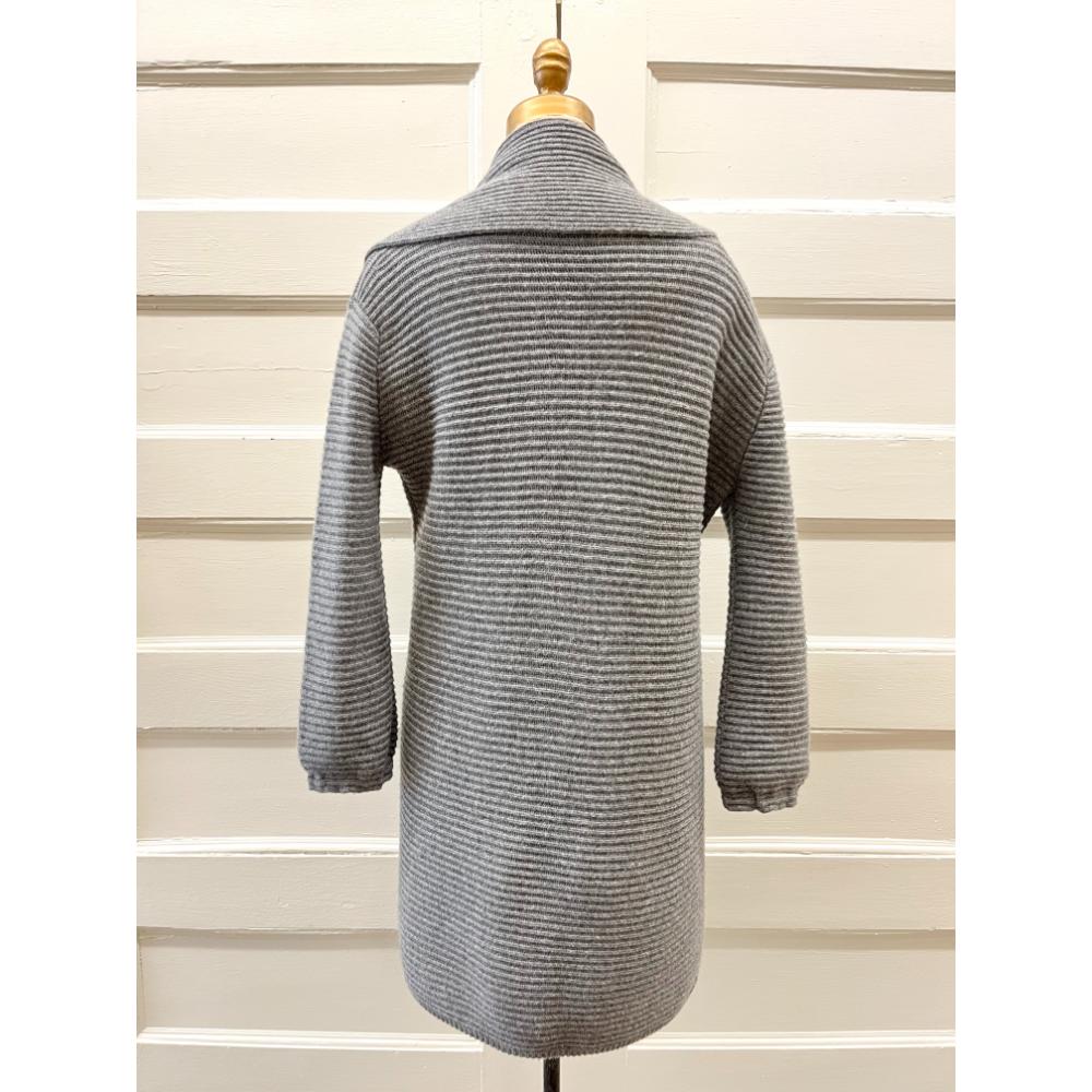 Brunello Cucinelli grey cashmere cardigan