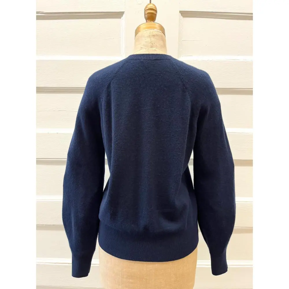 Chanel 2019 Scarab cashmere sweater in navy