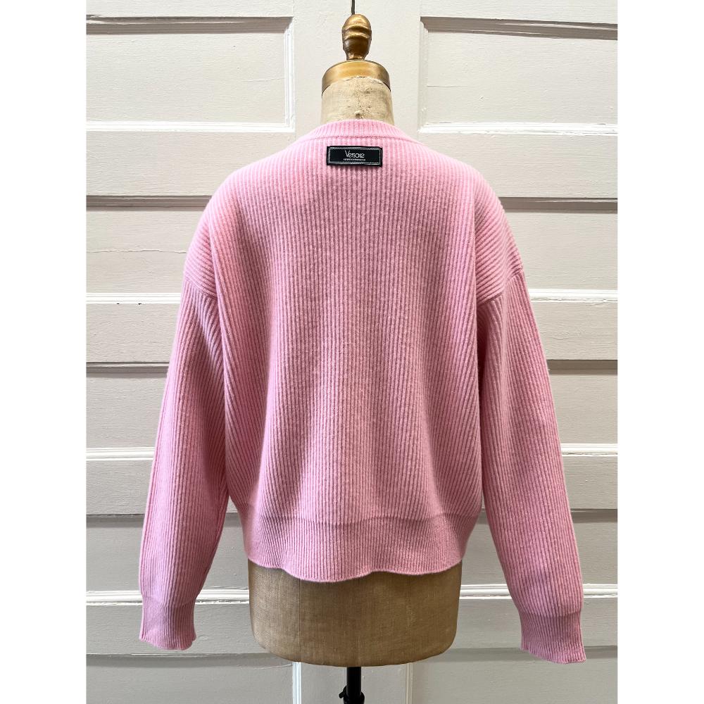 Versace pink wool sweater