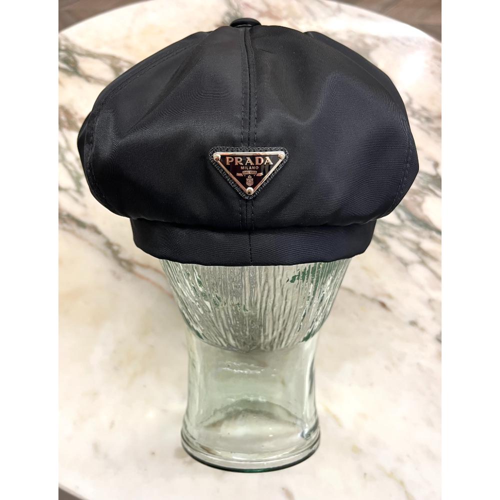 Prada Re-Nylon hat in black