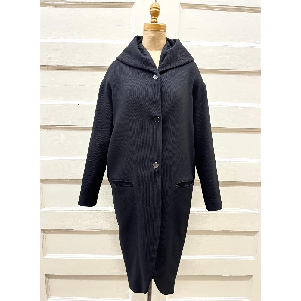 Romeo Gigli 1990's wool cocoon coat