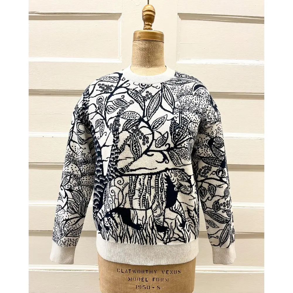 Dior Toile De Jouy patterned cashmere sweater