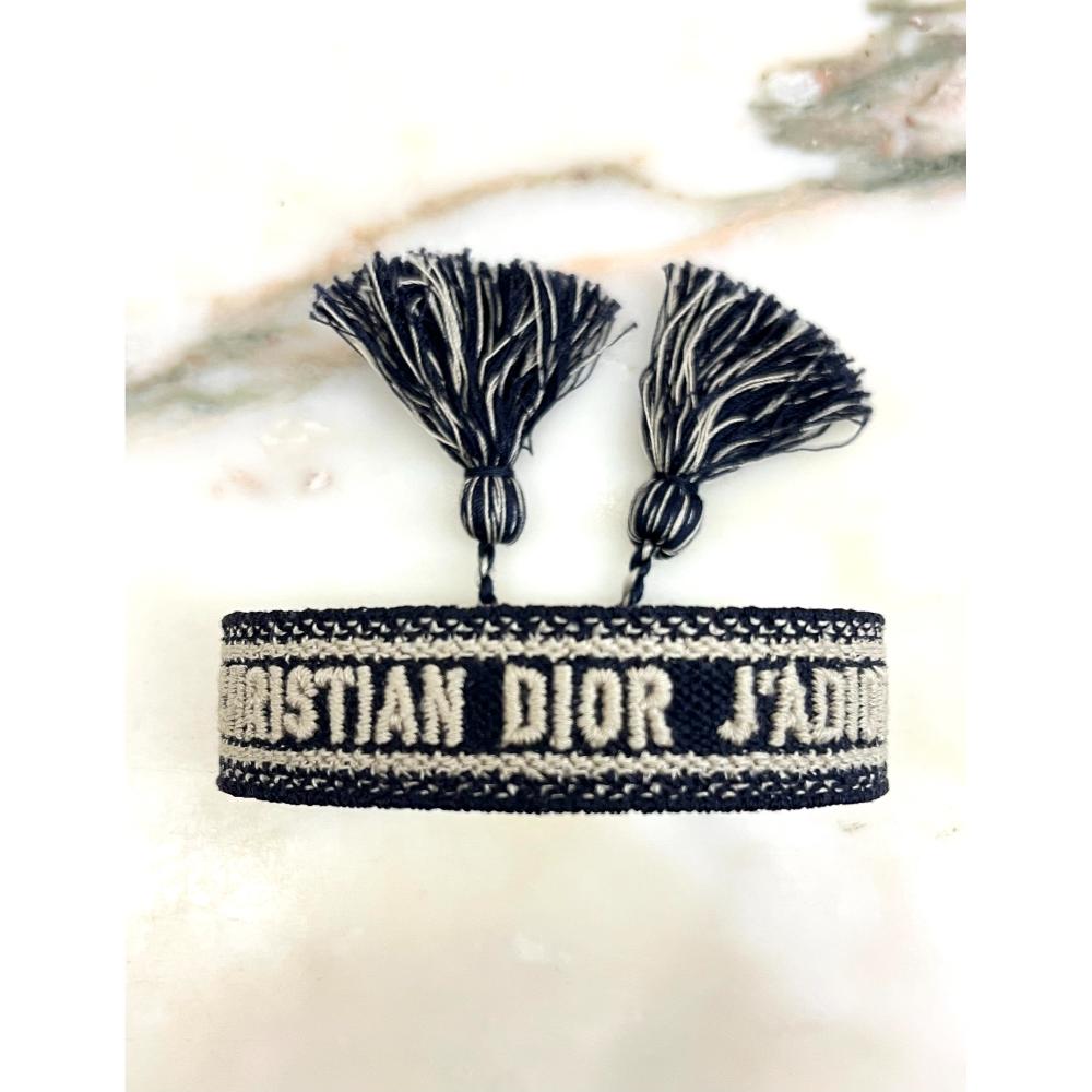 Dior embroidered J'ADIOR friendship bracelet