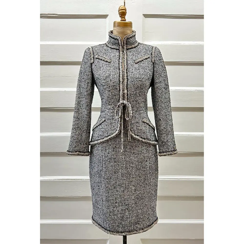 Chanel 2010 Venice collection tweed skirt suit