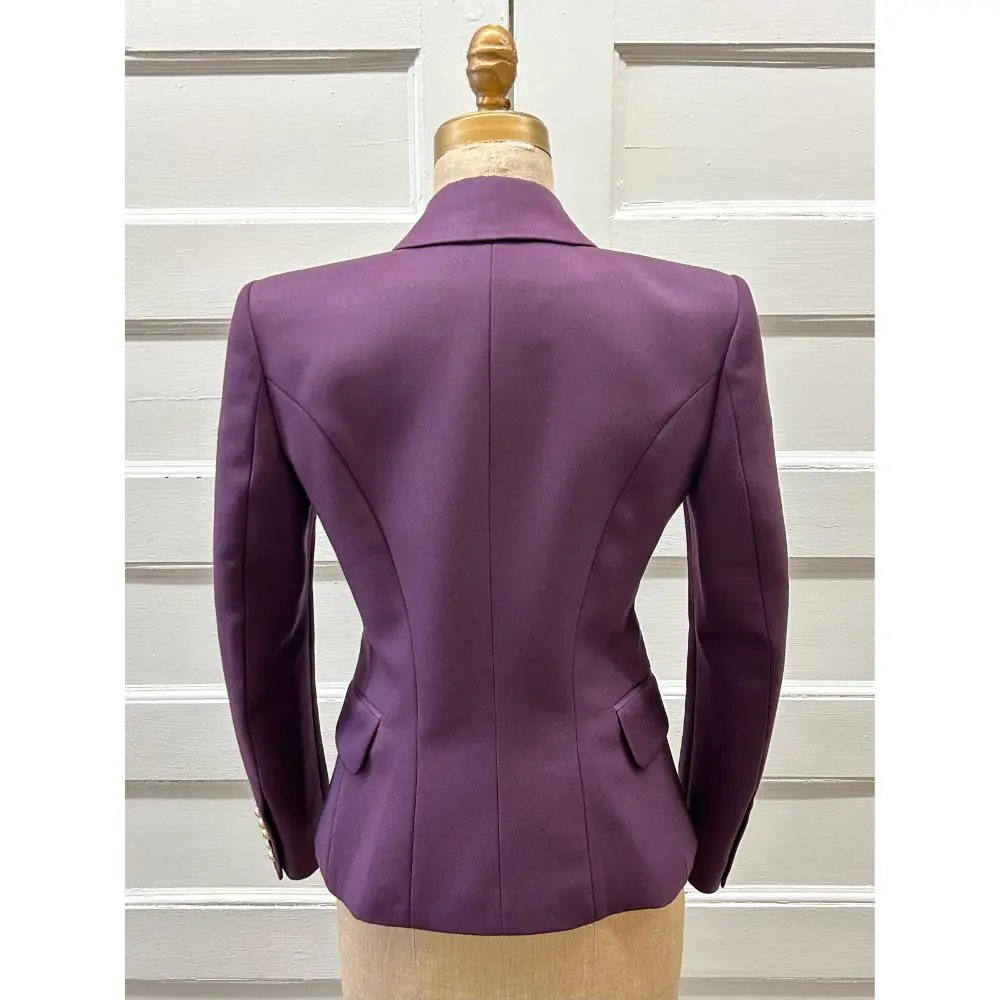 Balmain purple wool blazer