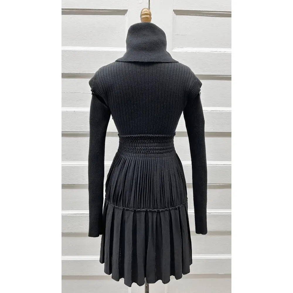 Chanel 2008 black knit dress