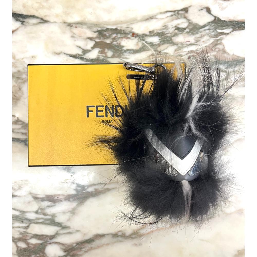 Fendi fur bag bug keychain