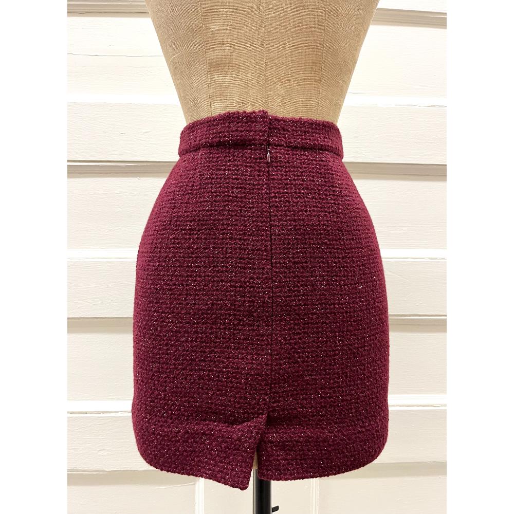 Chanel tweed mini skirt