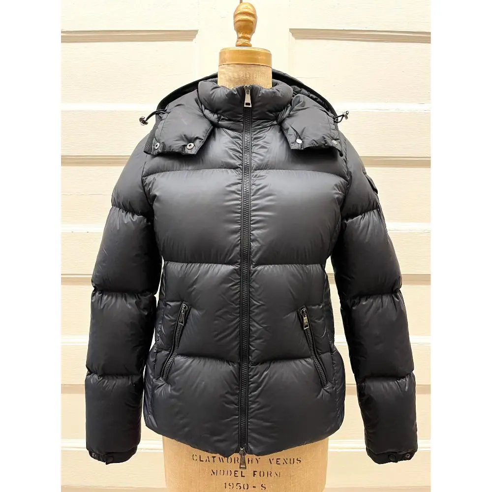 Moncler Fourmi black puffer coat