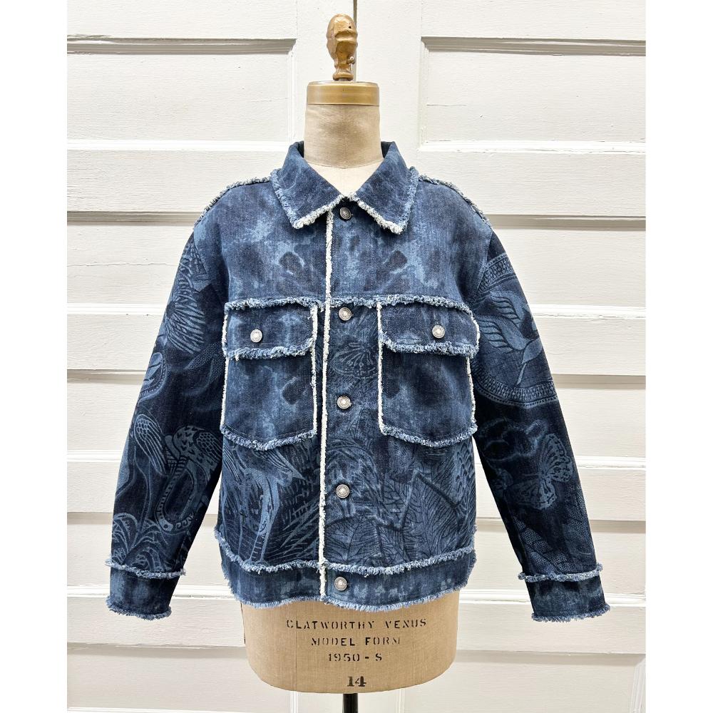 Christian Dior palm print denim jacket