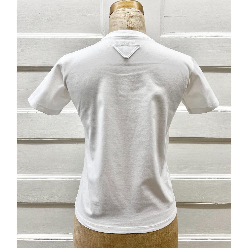 Prada white cotton t-shirt