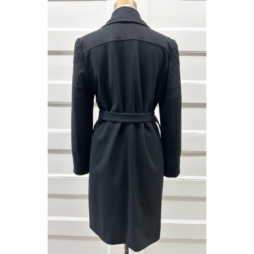 Gucci black felted wool/cashmere coat