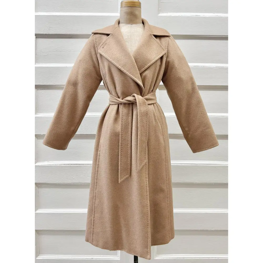 Max Mara Manuela Icon coat in camel wool