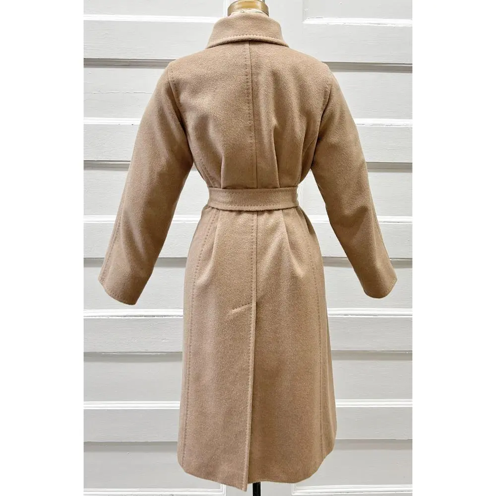 Max Mara Manuela Icon coat in camel wool