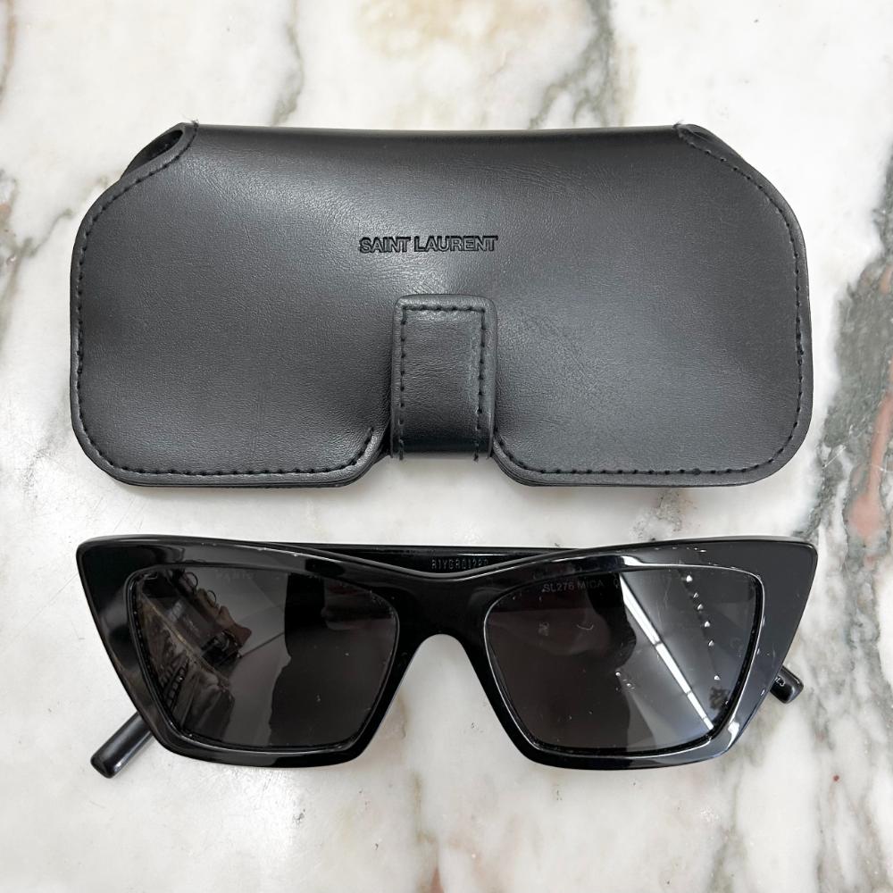 Saint Laurent SL 276 Mica black cat eye sunglasses