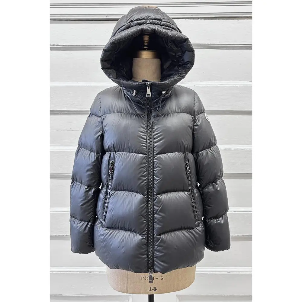 Moncler Doudoune Legere black hooded puffer coat