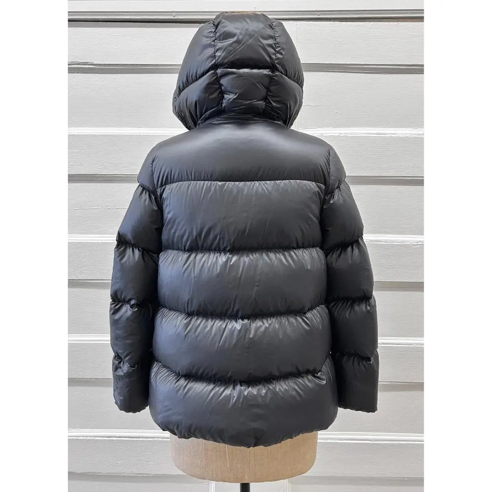 Moncler Doudoune Legere black hooded puffer coat