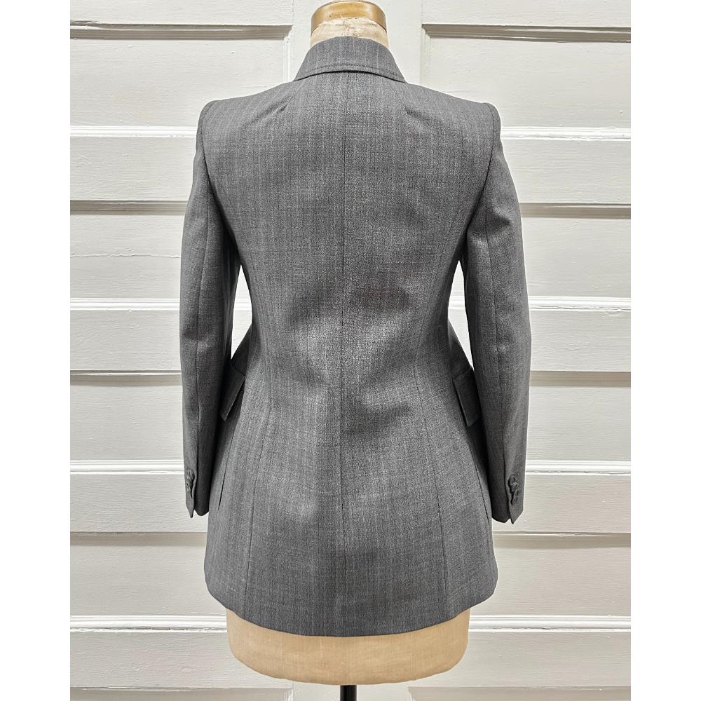 Balenciaga hourglass Prince of Whales checkered wool jacket