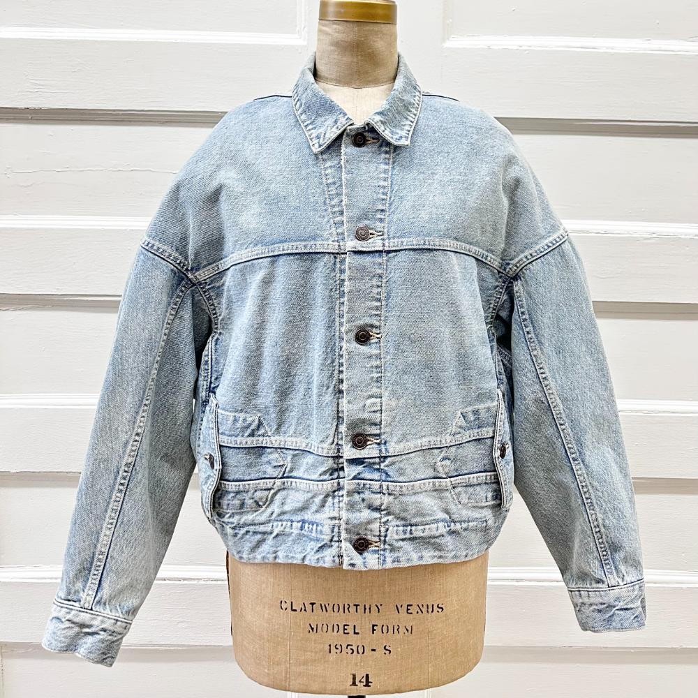 Balenciaga upside down denim jacket